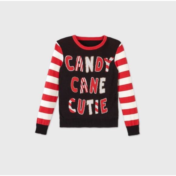 Well Worn Holiday Candy Can Cutie Christmas Sweater - Picture 1 of 4